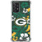 NFL Green Bay Packers Tropical Print Galaxy A72 5G Clear Case